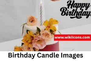 birthday candle images showing a attractive birthday cake