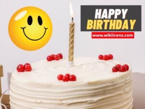 image showing attractive delicious yummy happy birthday cake image with candle 6