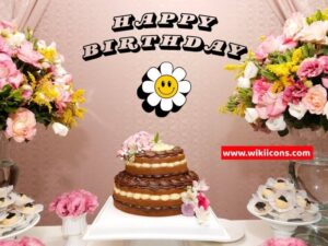 image showing happy birthday interactive delicious yummy attractive cake image 2