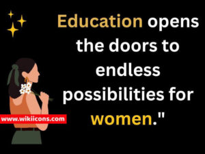 women education quotes image showing a amazing quote for a woman education