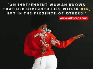 independent woman quote