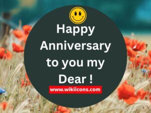 Marriage anniversary wishes in English quote image with beautiful background 15